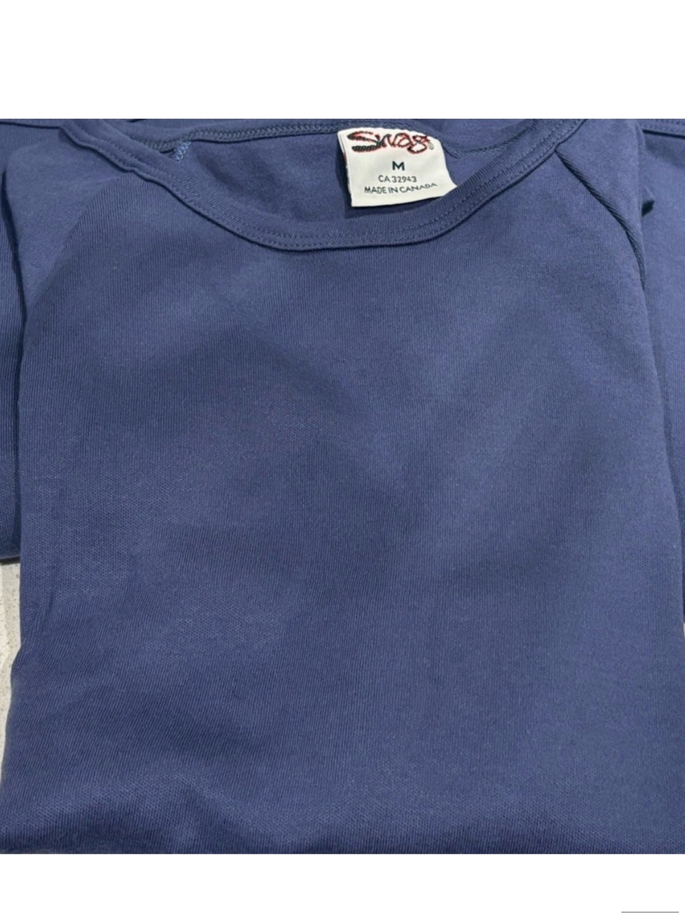 Swag Blue Longsleeve Basic Shirt. medium